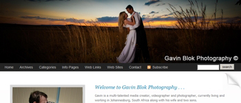 Gavin Blok's Wedding Photography Site